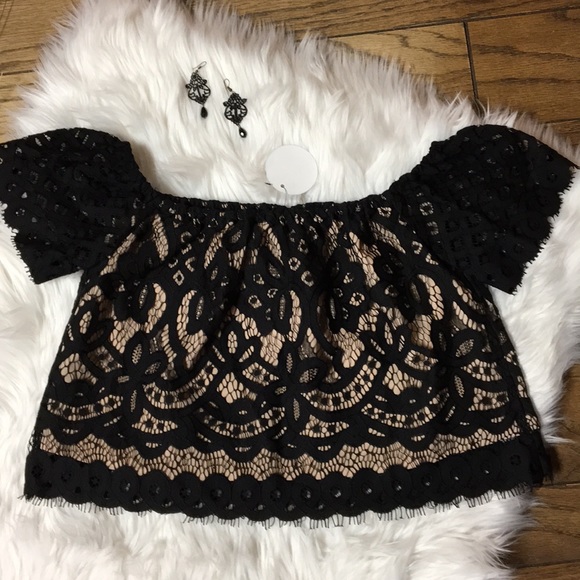 SOLD NWT 2 piece Battenberg Lace Skirt Top Dress FIRM - Picture 4 of 8